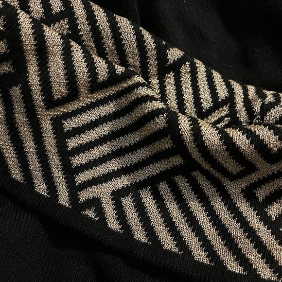 Lurex Accent Sweater Dress Sz 2X - Picture 6 of 6